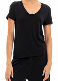V Neck T-Shirt (Black)
