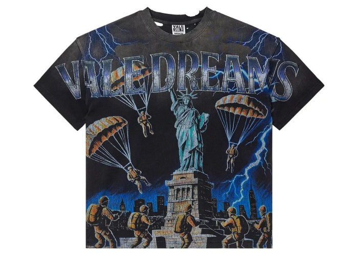 Vale Forever Nyc Invasion Big Tee Black