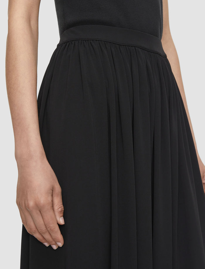 Black Vidal Crepe Jersey Skirt - Joseph