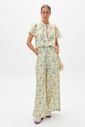Vincent Linen Pants - Francesca Print