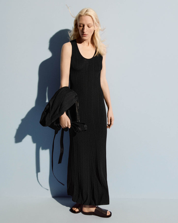 Viscose Rib Knit Dress