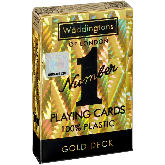 Waddington Number1 Playing Cards Gold