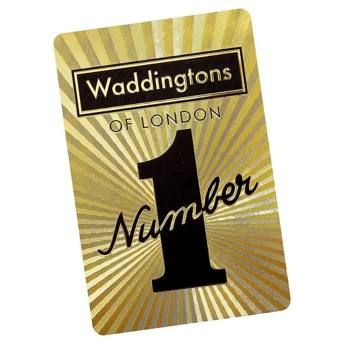 Waddington Number1 Playing Cards Gold