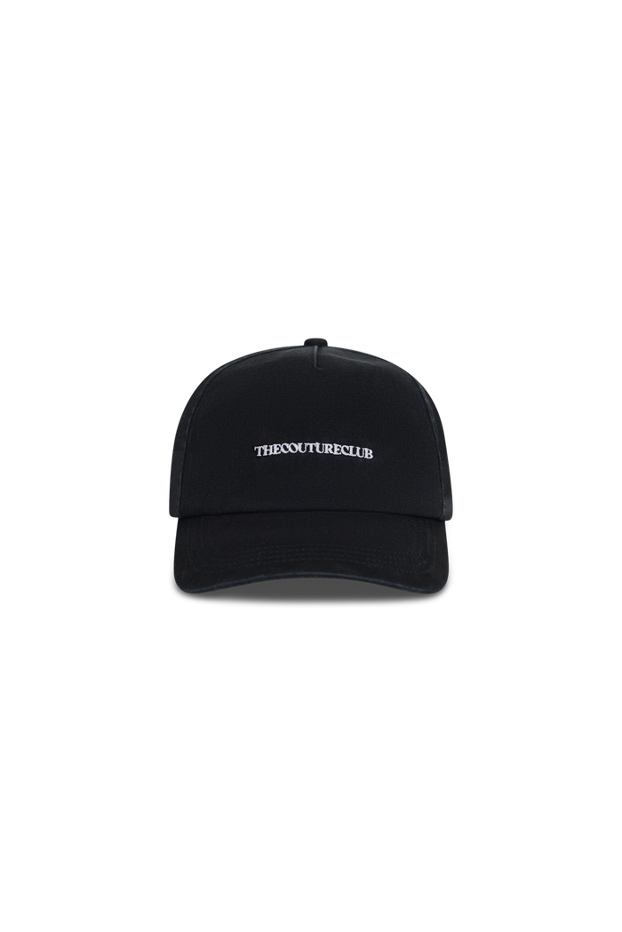 WASHED COPYRIGHT CAP - BLACK