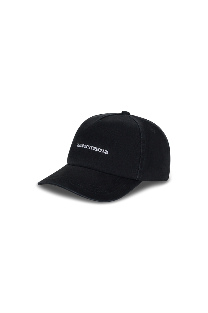 WASHED COPYRIGHT CAP - BLACK