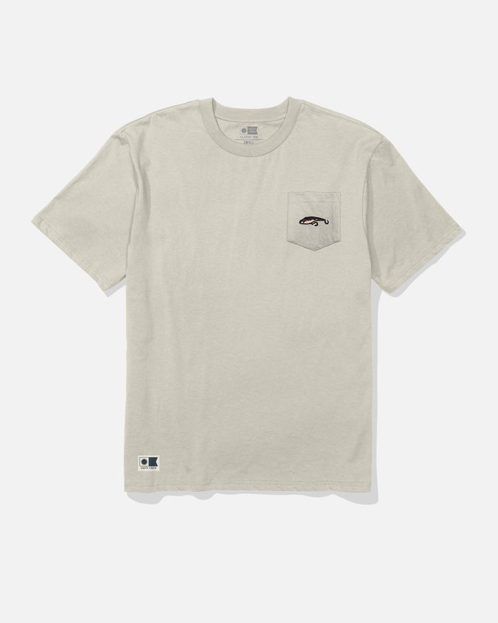 Washed Pocket Tee - Moonbeam