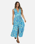 Windward Maxi Dress - Bold Blue