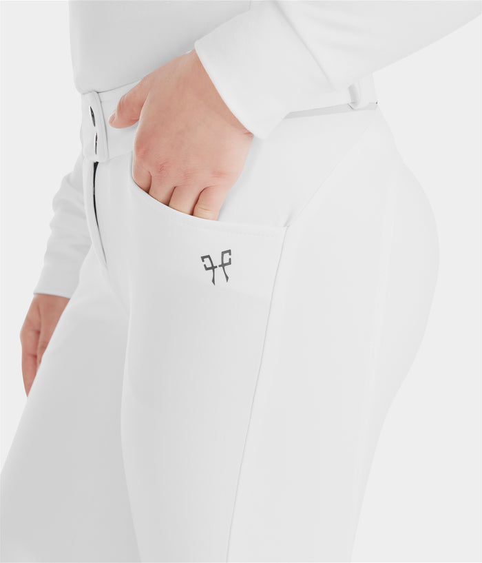 X-Design | White | Pantalon d'équitation fille| Horse Pilot