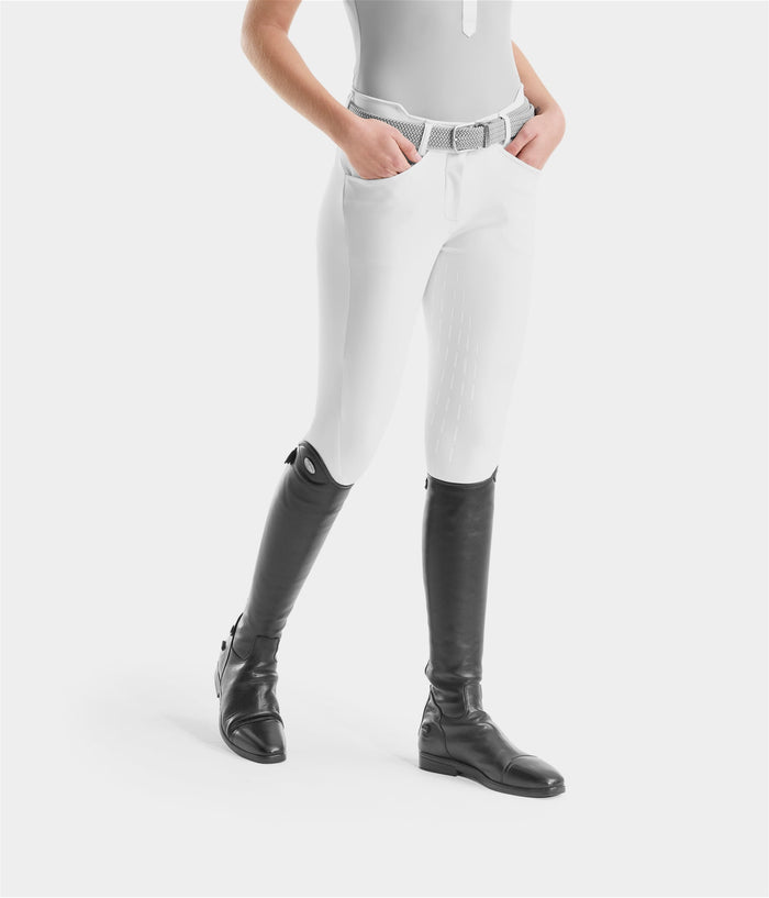X-Grip | White | Pantalon d'équitation full grip femme| Horse Pilot