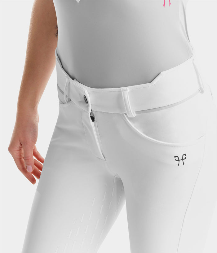 X-Grip | White | Pantalon d'équitation full grip femme| Horse Pilot