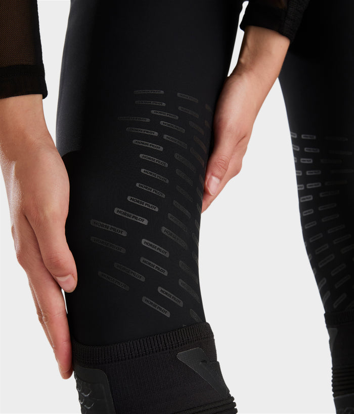 X perform ICONIC | Black | Pantalon d'équitation femme | Horse Pilot| Horse Pilot