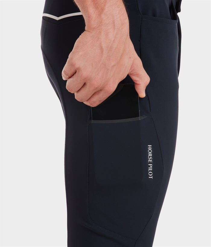 X-Perform ORGANIC | Dark Night | Pantalon d'équitation homme| Horse Pilot