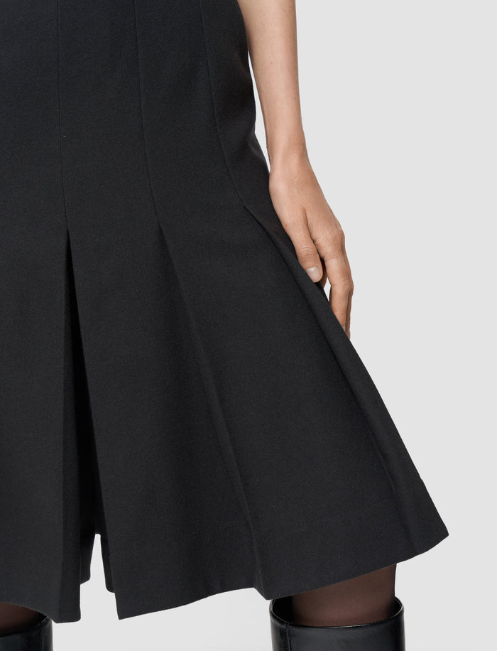 Grey Yanis Flannel Wool Long Shorts - Joseph